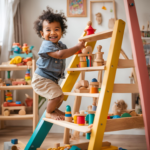 A child playing with Toy